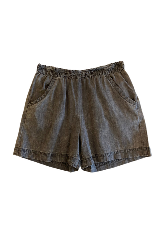 Short gris léger taille élastique