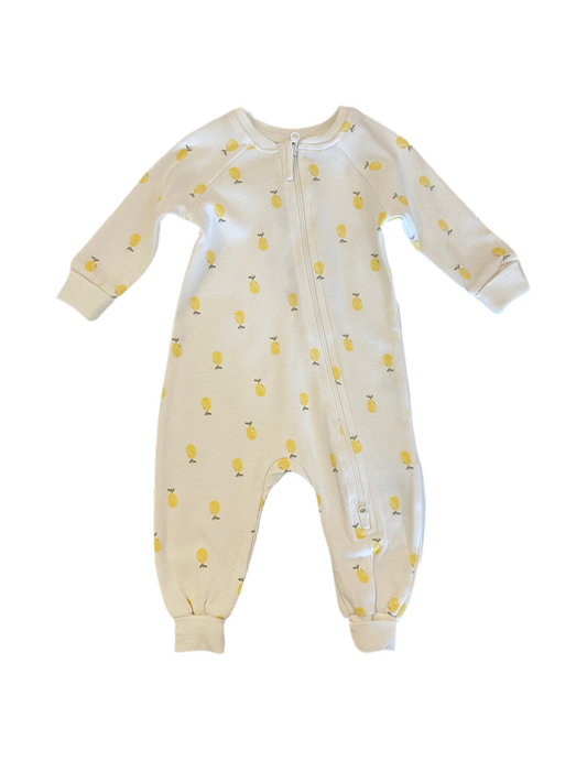 Pyjama en coton bio | Citron