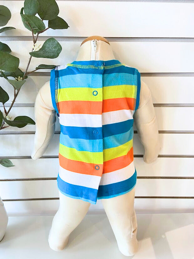 Camisole bleu pieuvre pirate
