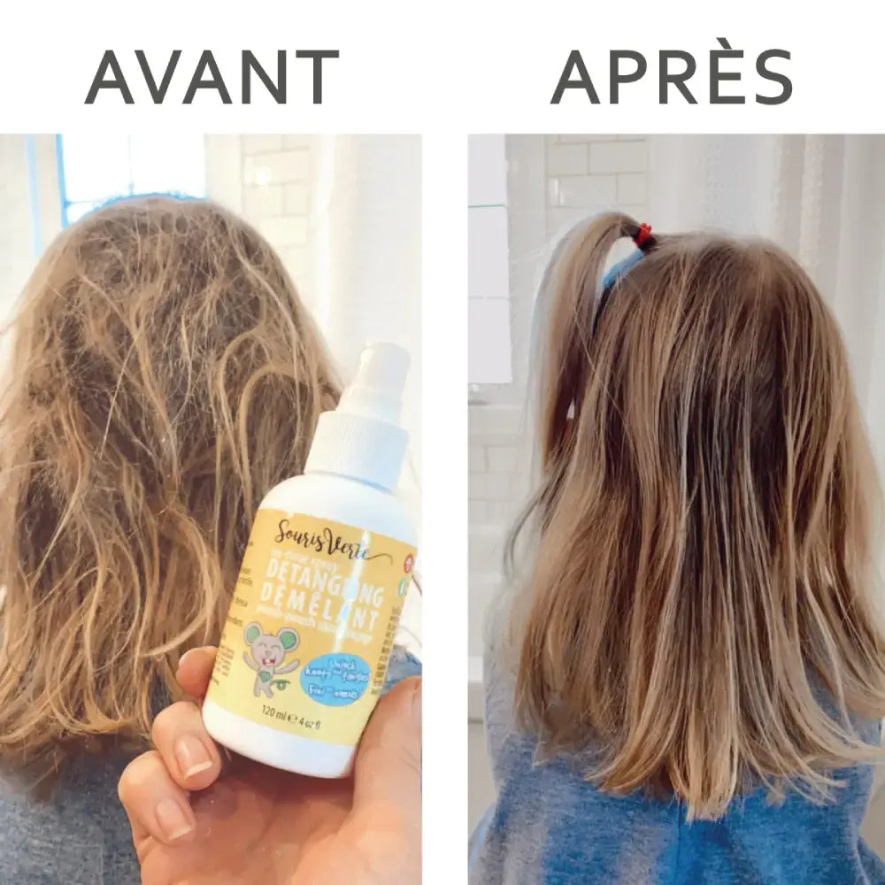 Démêlant poush-poush sans rinçage