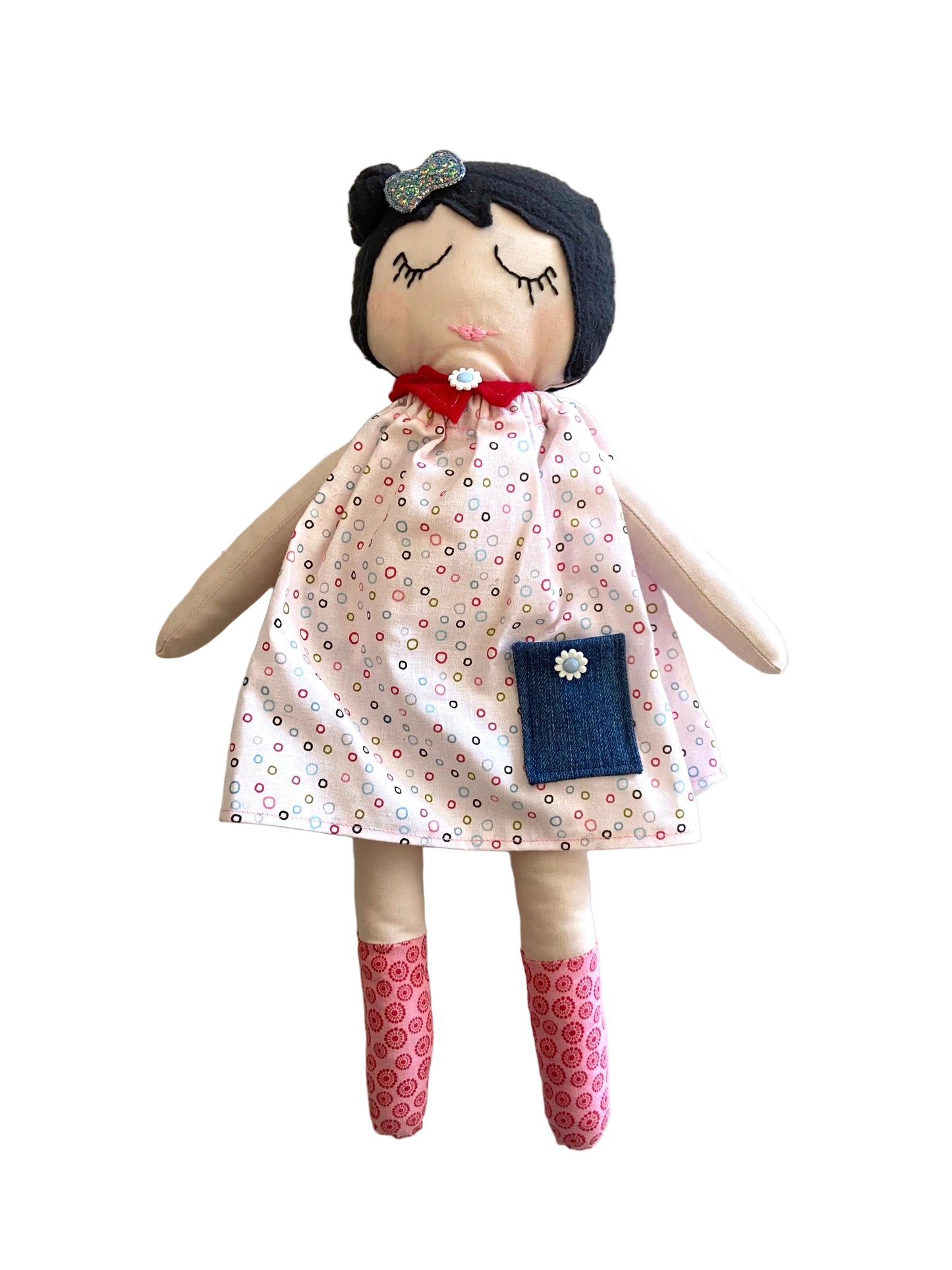 Poupée en coton fait à la main - Jolï
