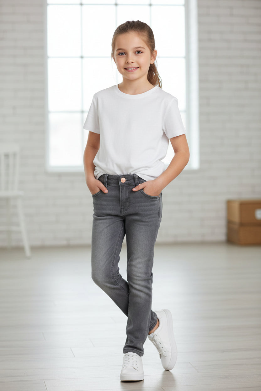Jogg-Jeans gris