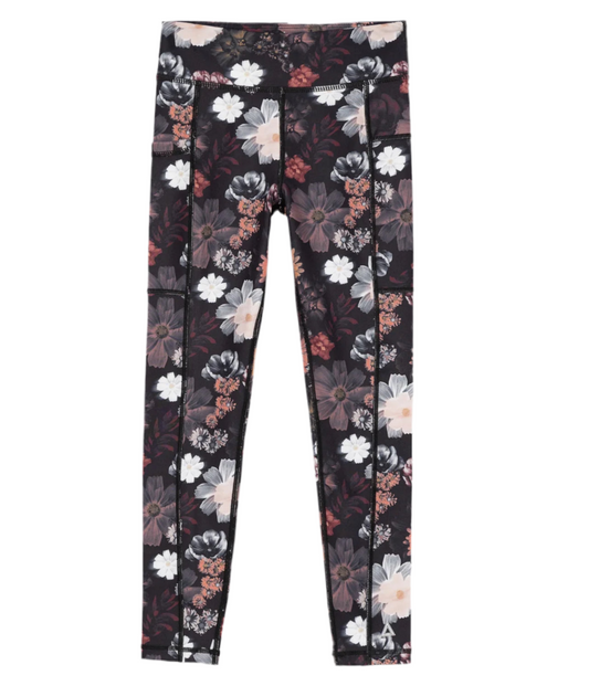 Legging sport fleuris