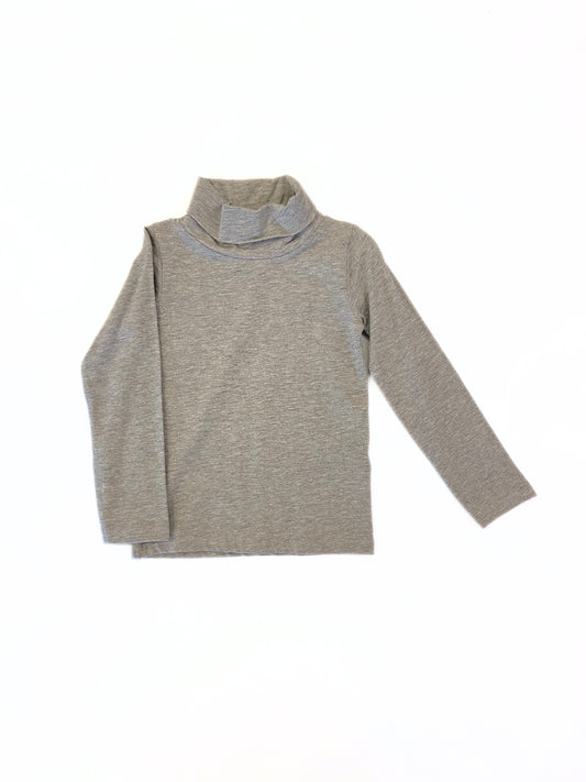 Chandail à col montant Gris