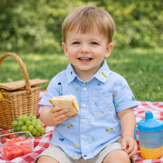 Chemise Petit Voilier - Bleu