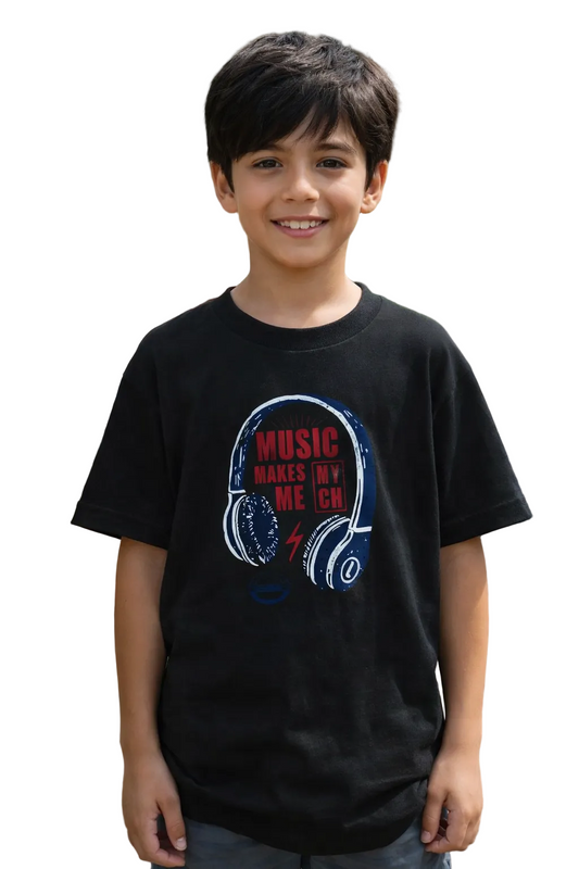 T-Shrit Music Make Me - Noir