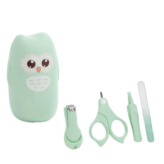 Set Soins des Ongles bébé – Collection Hibou Vert