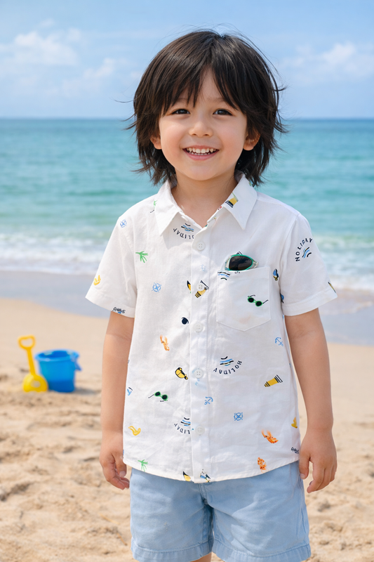 Chemise Holiday Tropicaux Colorés