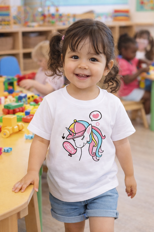 T-Shirt Licorne - Blanc
