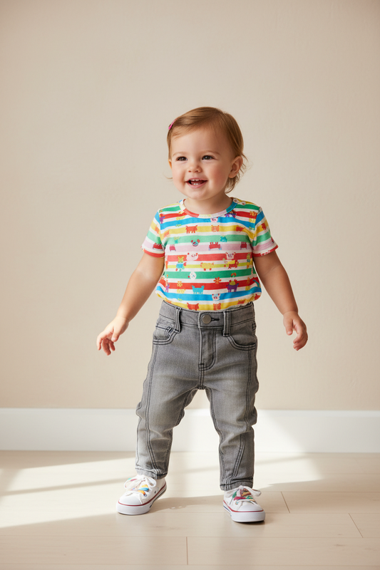 Jeans Gris Mandarine & Co.