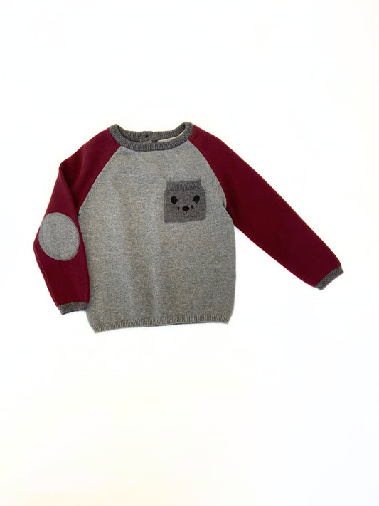 Chandail tricot à manches raglan