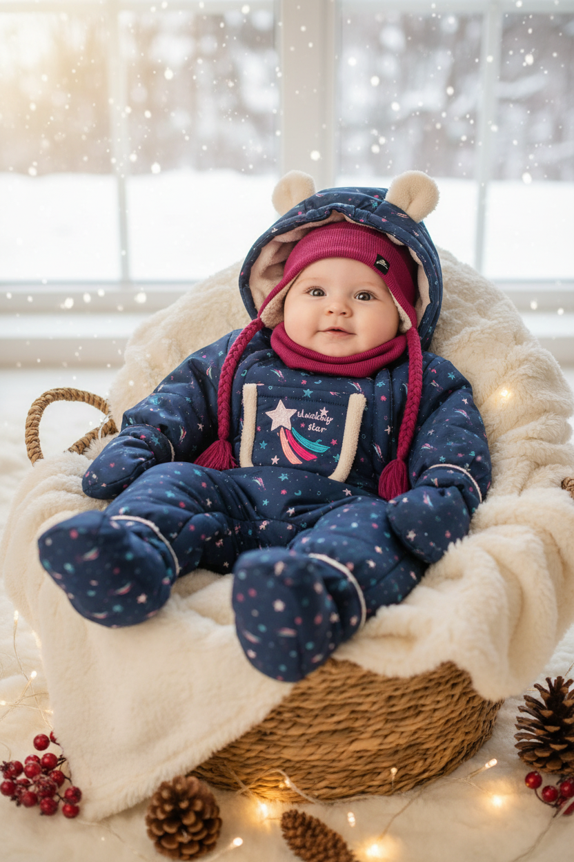 Habit d'hiver Étoiles Bleues (9 mois)