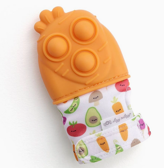 Gant de dentition Mitt Pop - Modèle Carotte