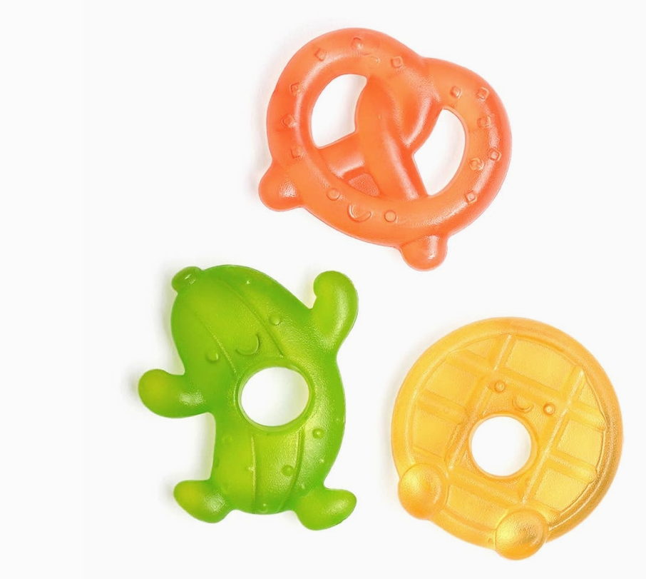 Anneaux de Dentition Remplis d'Eau Cutie Coolers - Modèle Aliment Rigolo