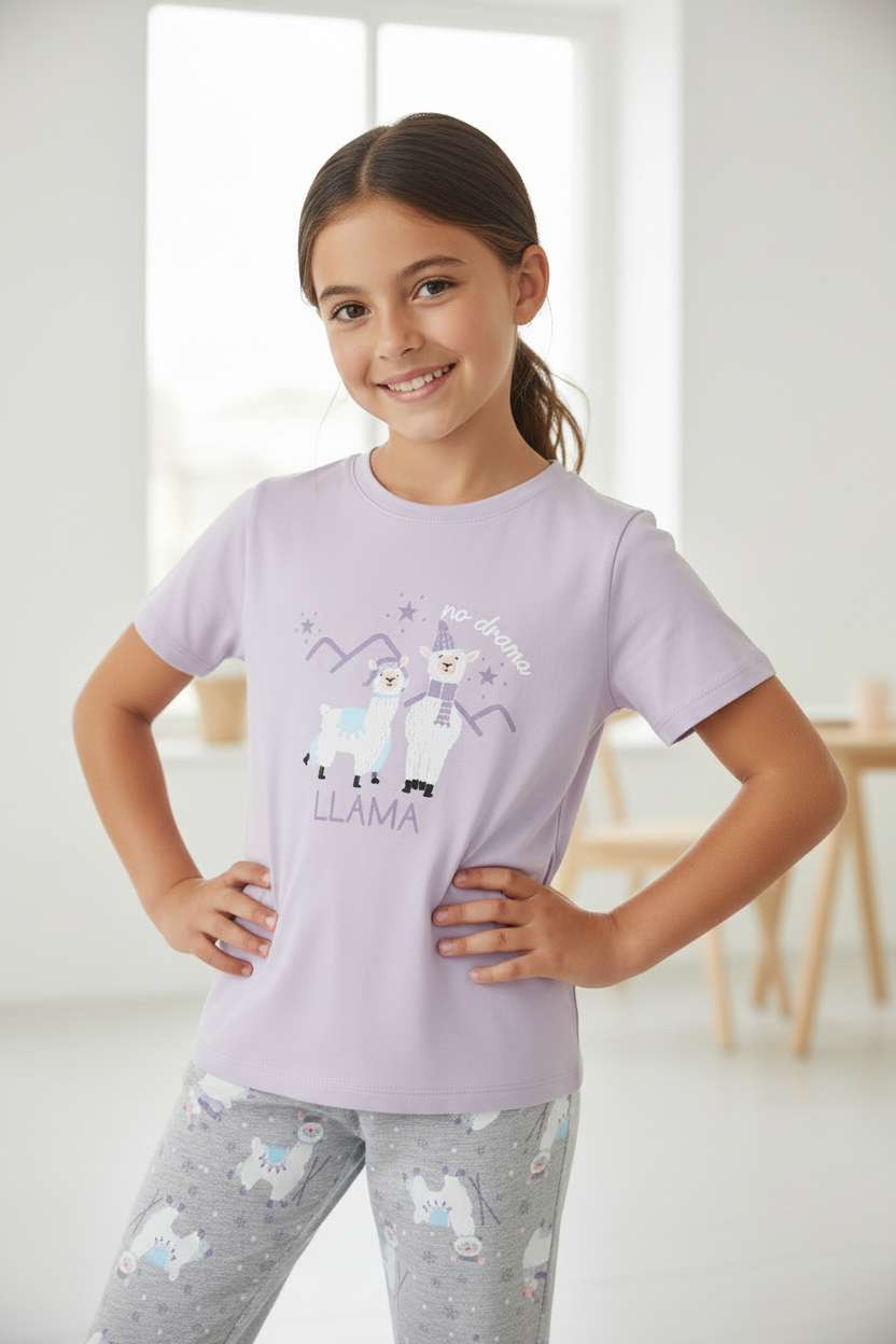 Pyjama 2 pièces Lama