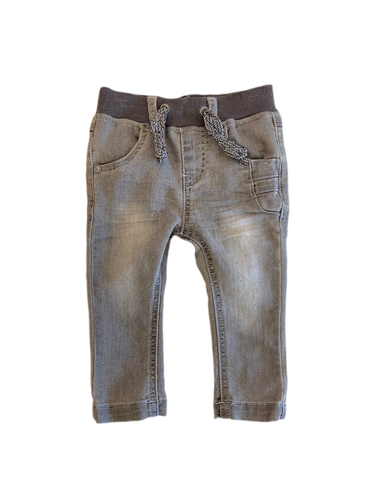 Jean gris taille ajustable
