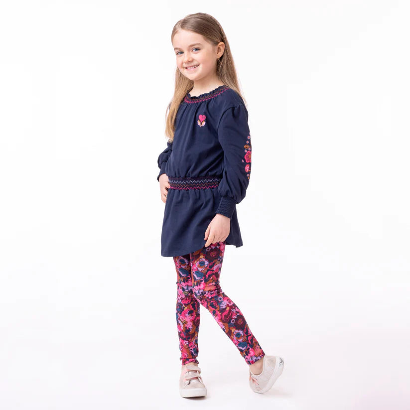 Leggings Fleurs
