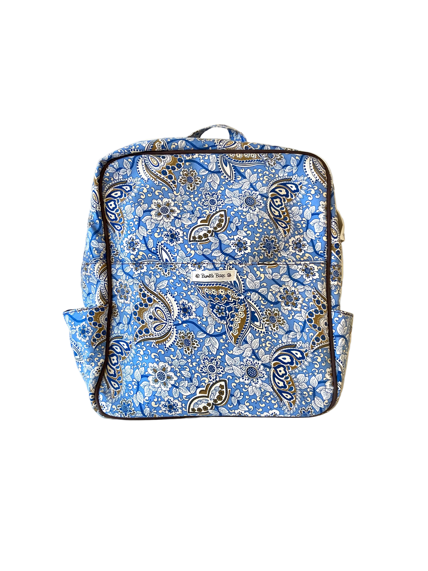 Sac à couche design bleu en sac à dos