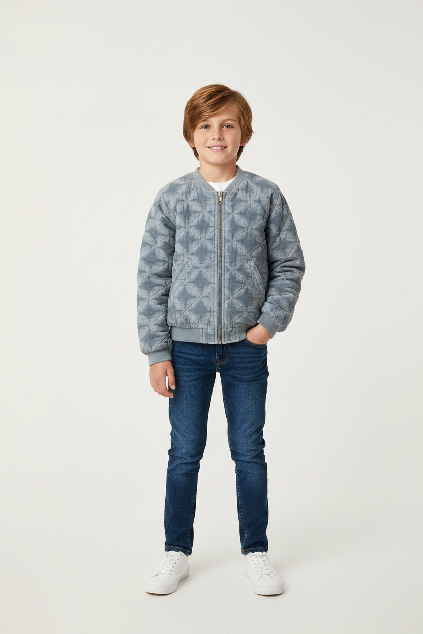 Bumper crop grise style usée