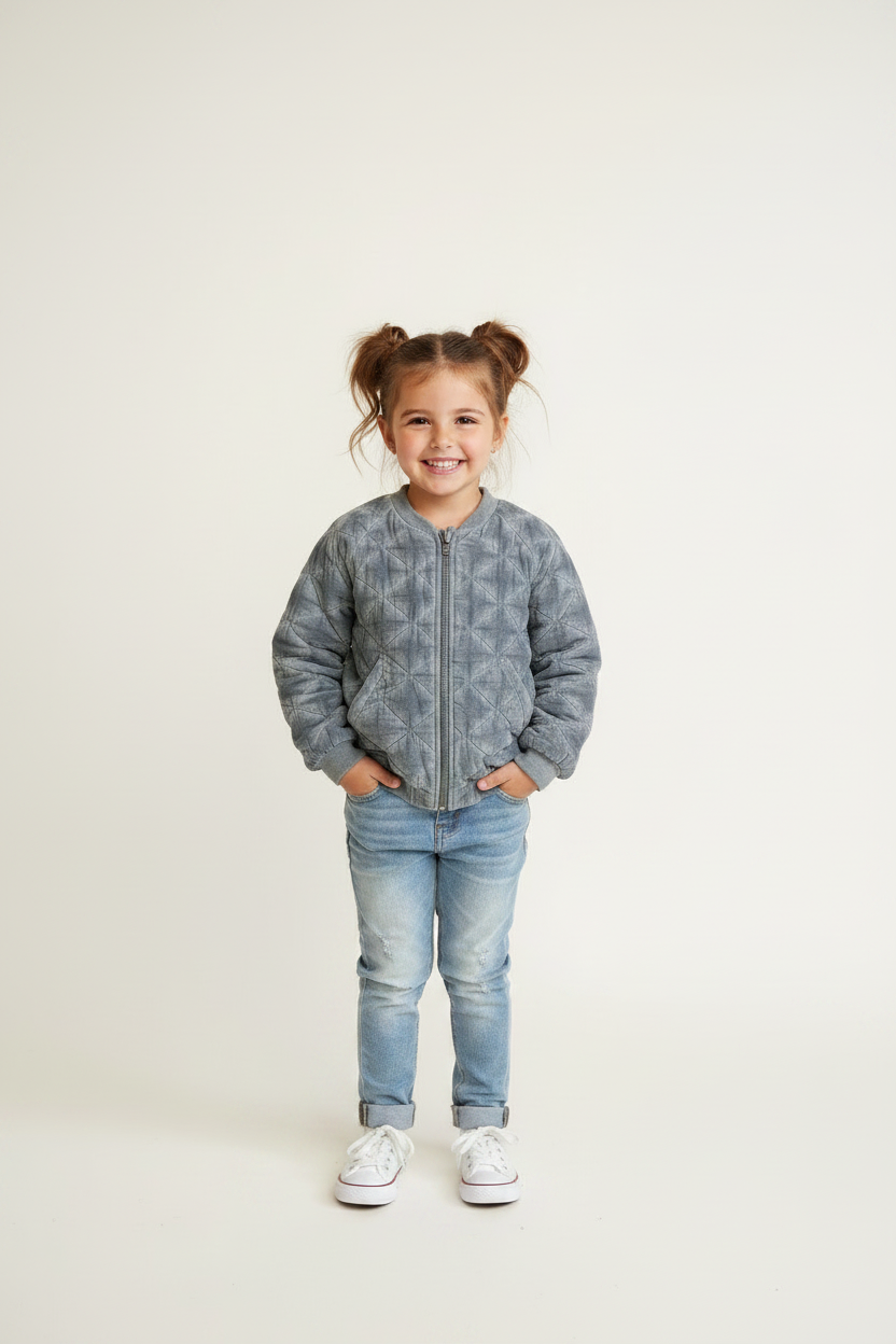 Bumper crop grise style usée