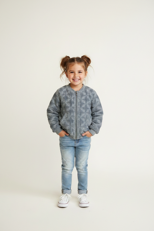 Bumper crop grise style usée