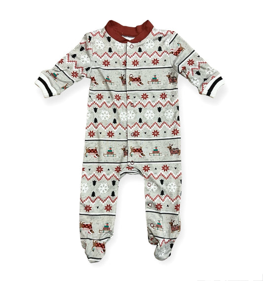 Pyjama 1 pièce Noël Chien saucisse