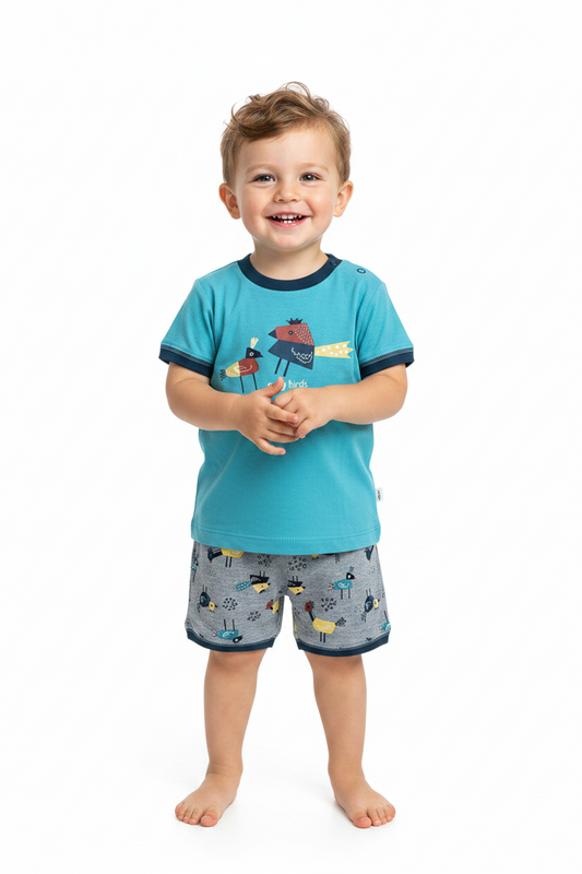 Pyjama 2 pièces OISEAUX