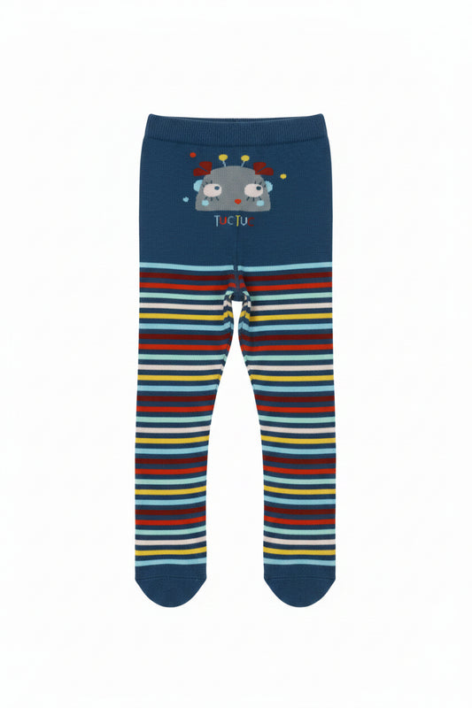Bas collant multicolore