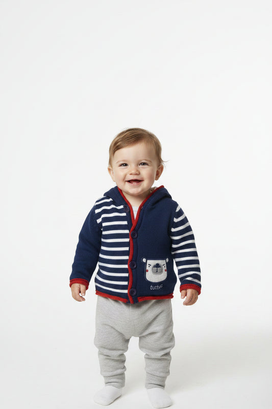 Veste bleu M Ours Polaire