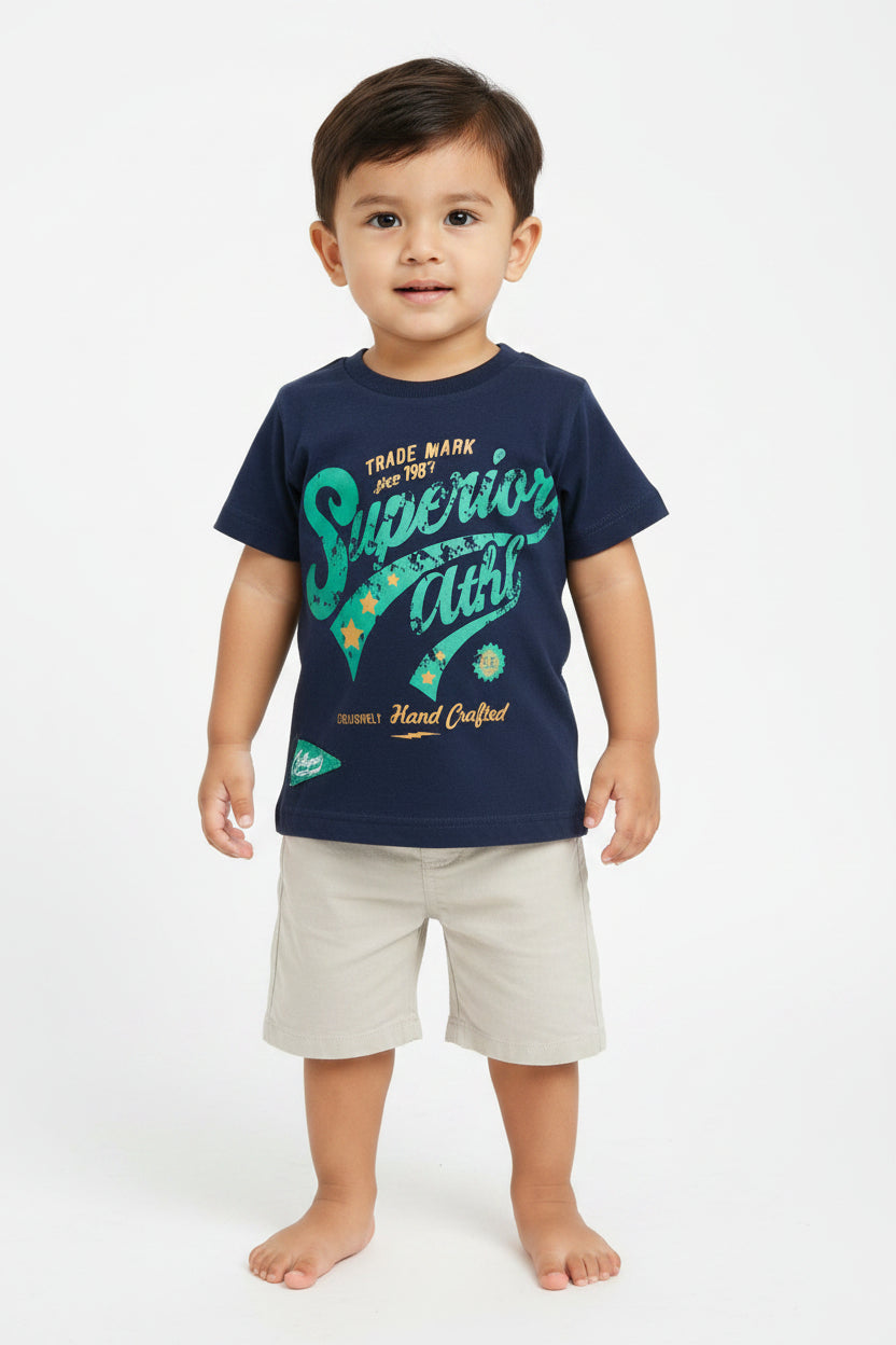 T-shirt "Superior" Bleu foncé