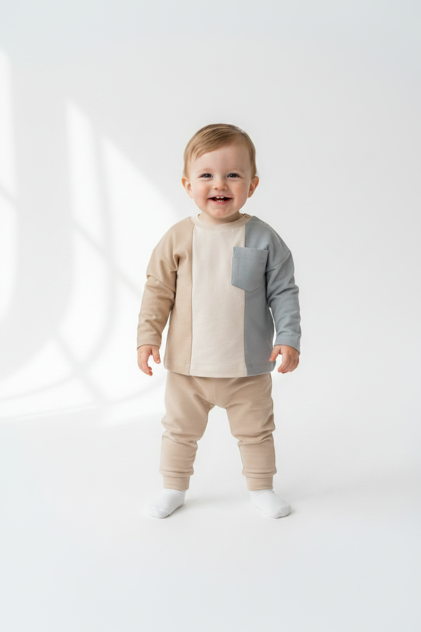 Chandail colorblock ultra-doux