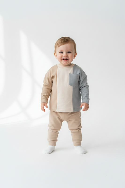 Chandail colorblock ultra-doux