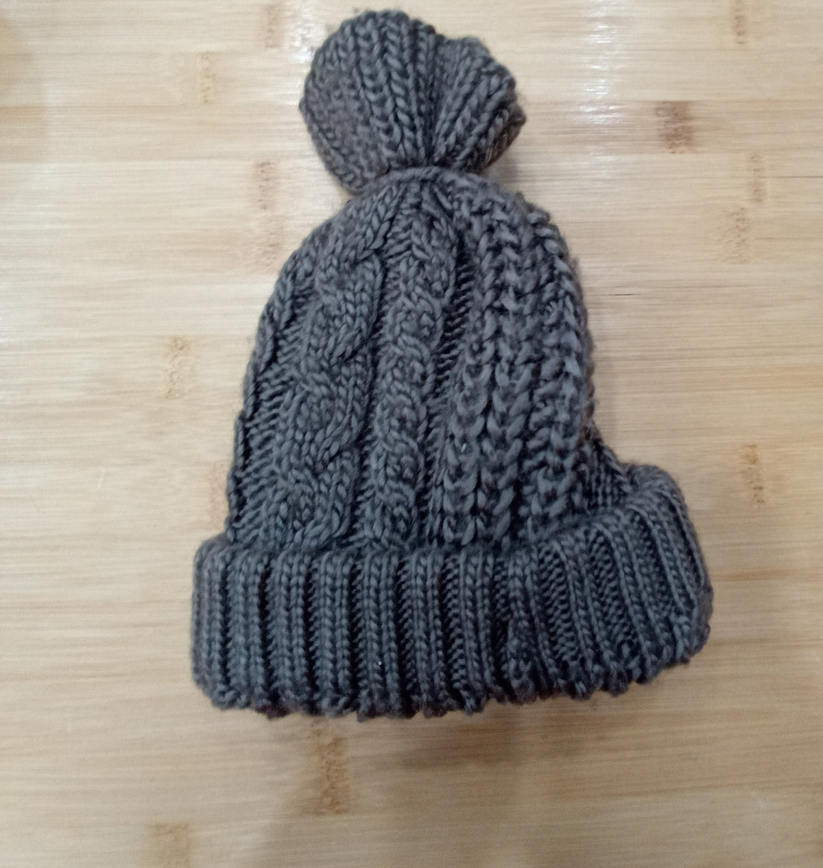 Tuque Tricoté Brune