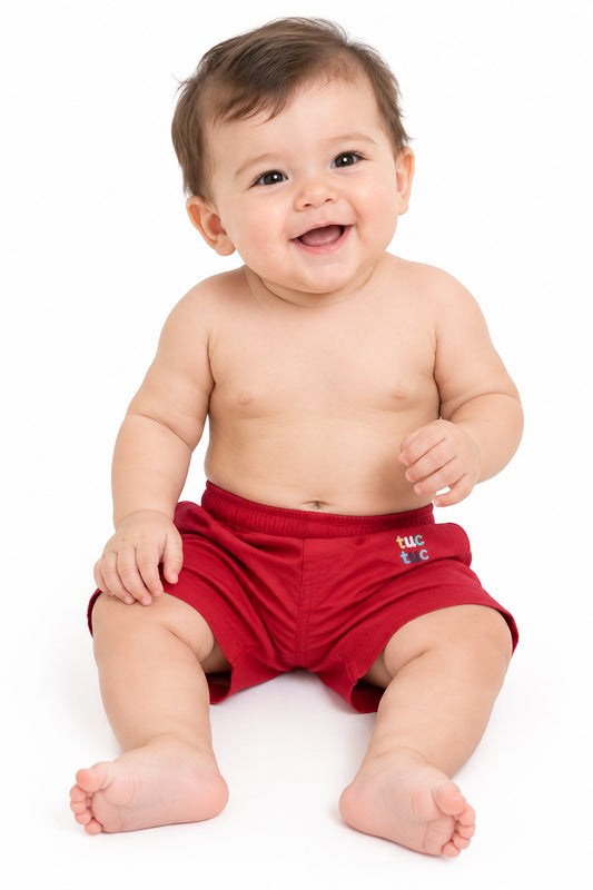 Shorts rouge tuctuc