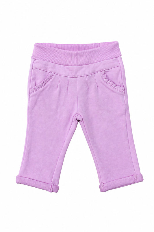 Jogging rose design au poche