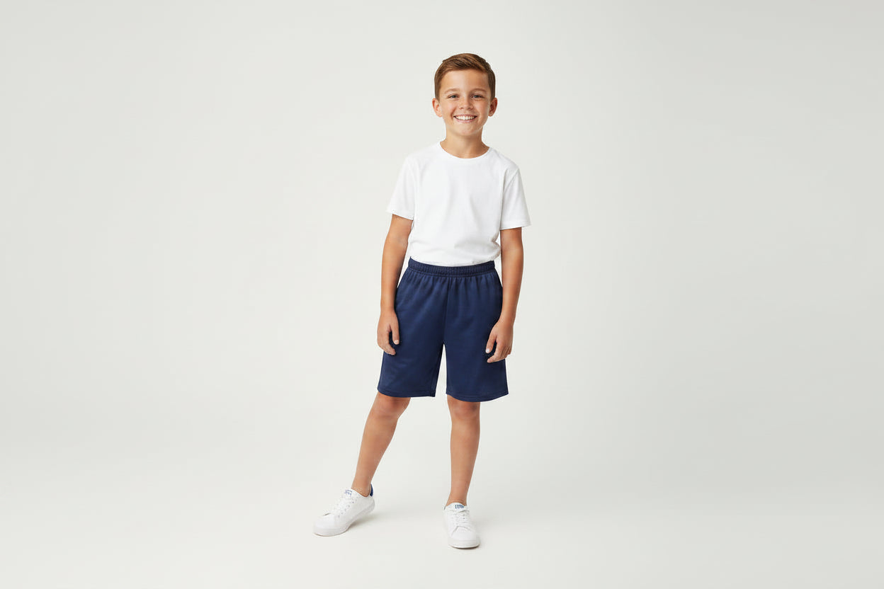 Short léger bleu marin