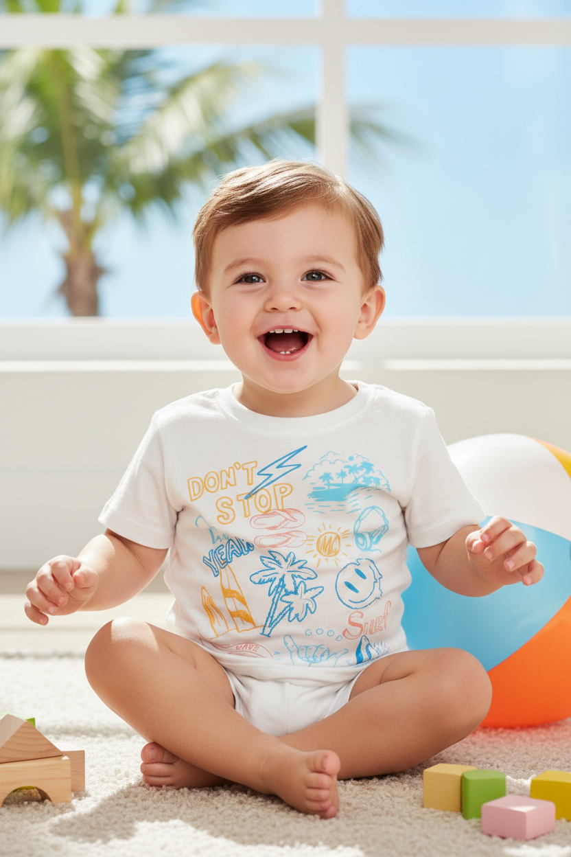 T-shirt blanc Summer
