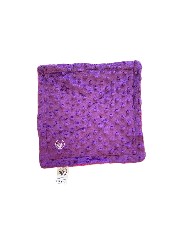 Petite doudou douce mauve et rose