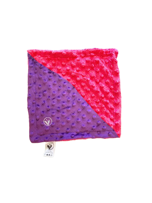 Petite doudou douce mauve et rose