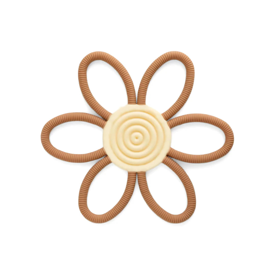 Anneau de dentition en forme de fleur