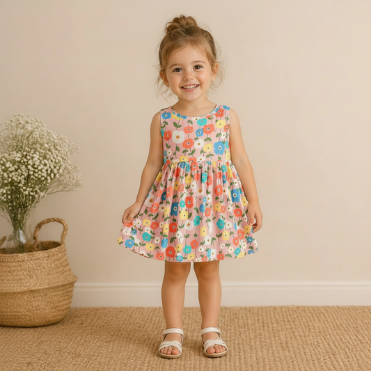 Robe Fleurit - Couleur Pêche