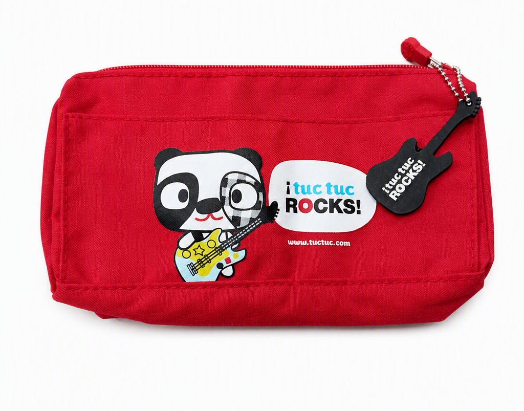 Étui “Tuc Tuc ROCKS!” – Panda Guitariste