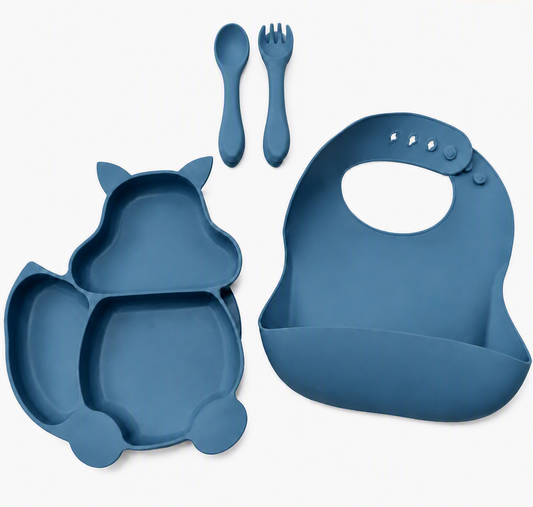 Ensemble vaiselle en silicone 4 pièces
