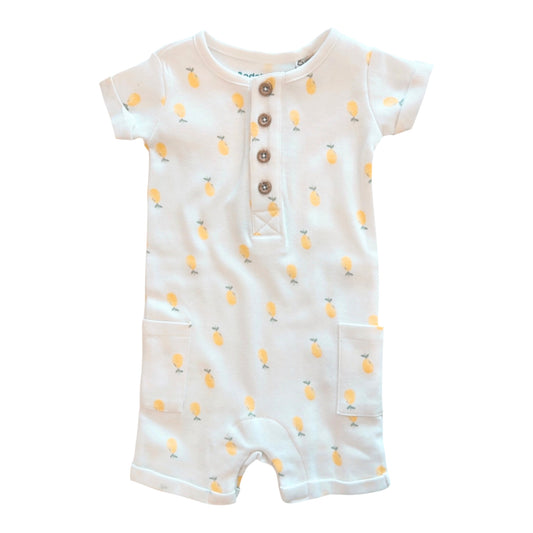 Barboteuse en coton bio | Citrons