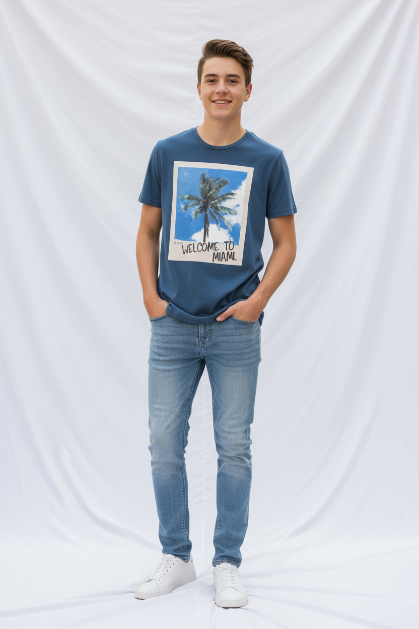 T-shirt Palmier