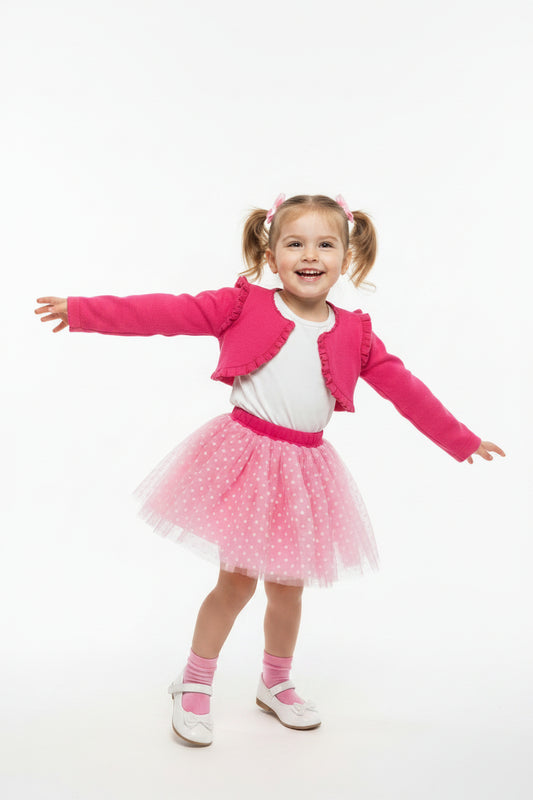 Veste bolero Rose Foncé