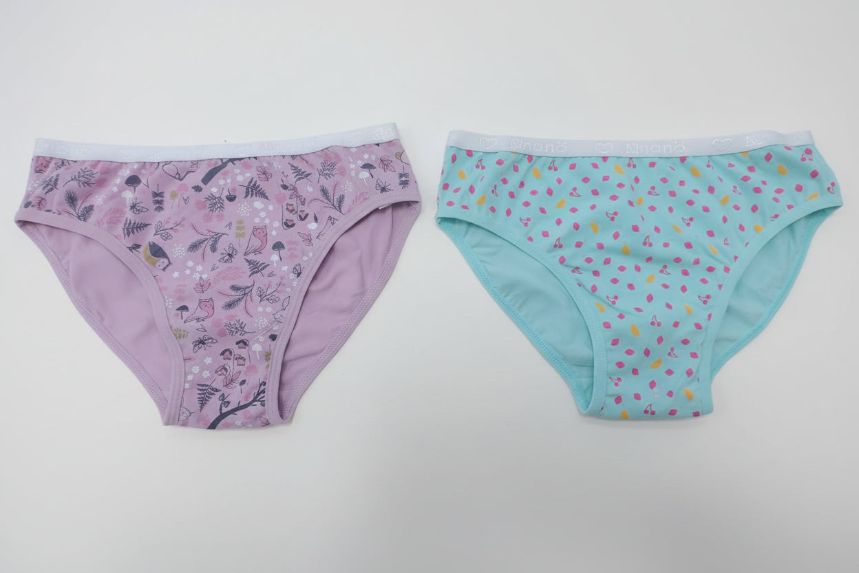 Culottes Nano lot de 2- Motif Nature& fruits