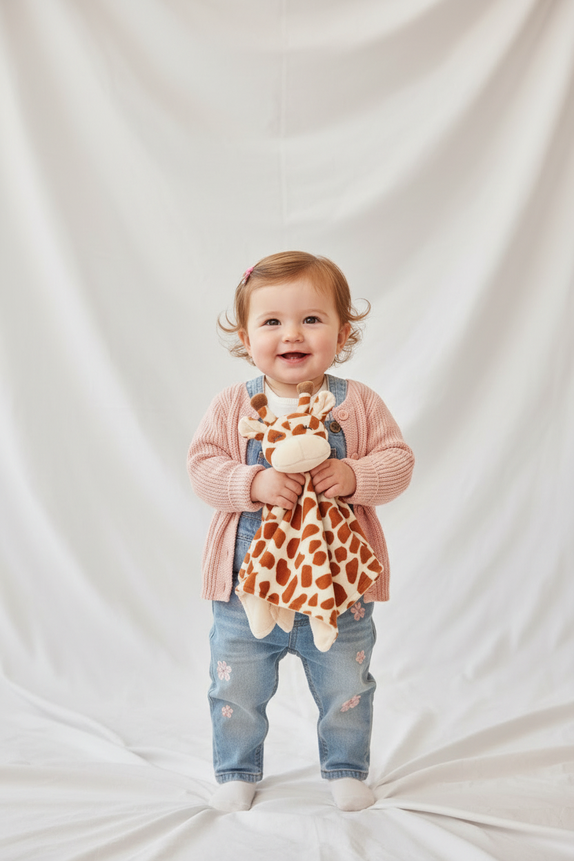 Couverture de sécurité bébé – Girafe câline