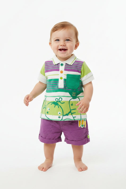 Ensemble Polo + short la Fête des Légumes