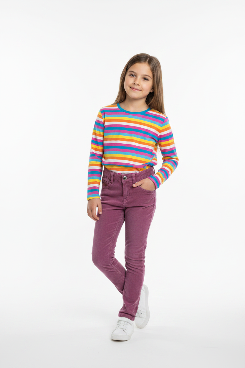 Jeans style velours